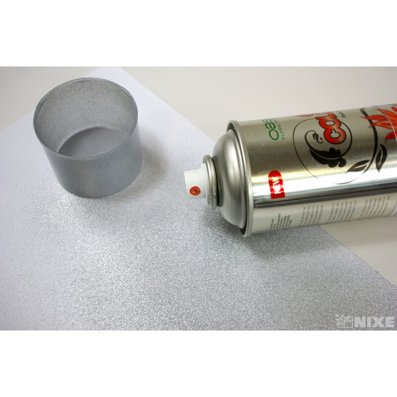 SPRAY METALICKÝ GLITR 400ml*STŘÍBRNÁ