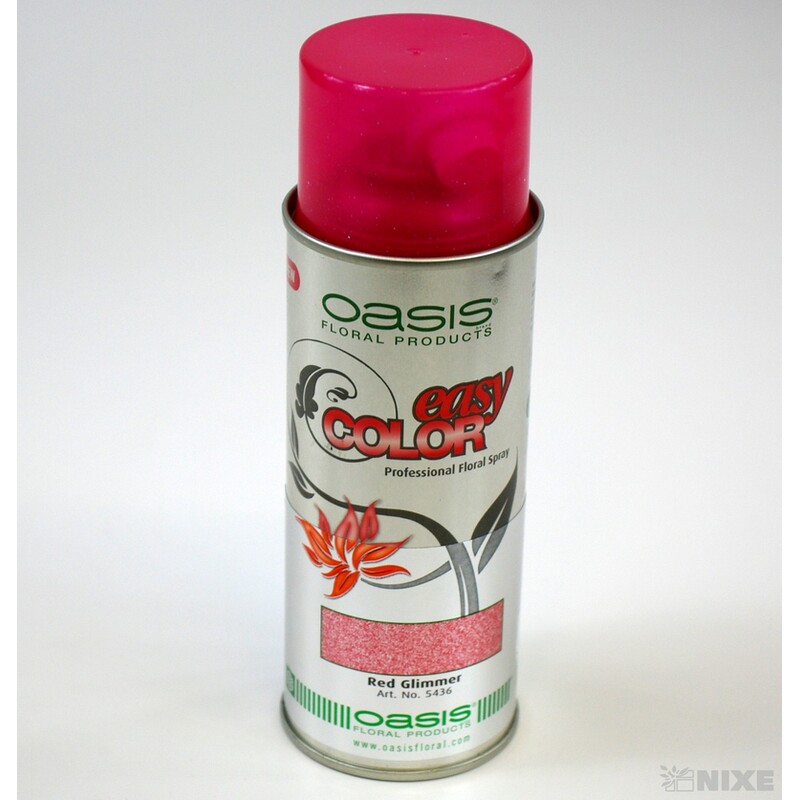 SPRAY METALICKÝ GLITR 400ml*ČERVENÁ