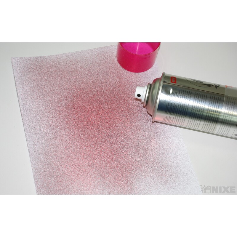 SPRAY METALICKÝ GLITR 400ml*ČERVENÁ