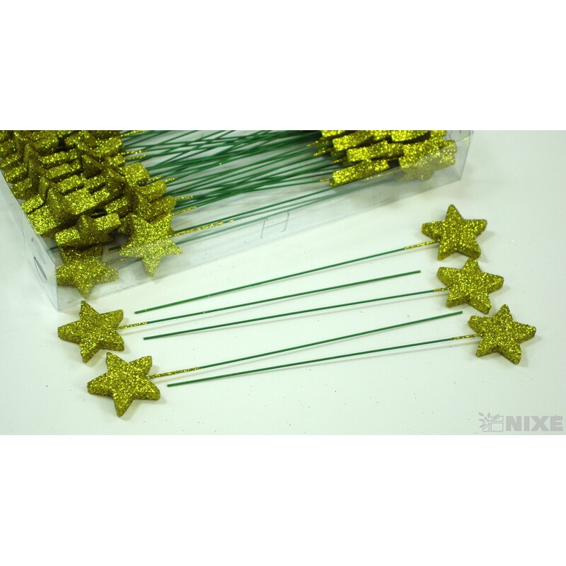 ZÁPICH HVĚZDA 60ks 4x22cm*ZLATÁ