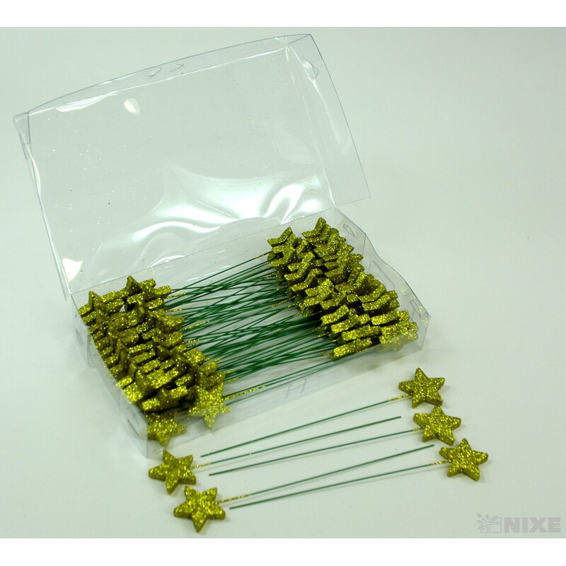 ZÁPICH HVĚZDA 60ks 4x22cm*ZLATÁ