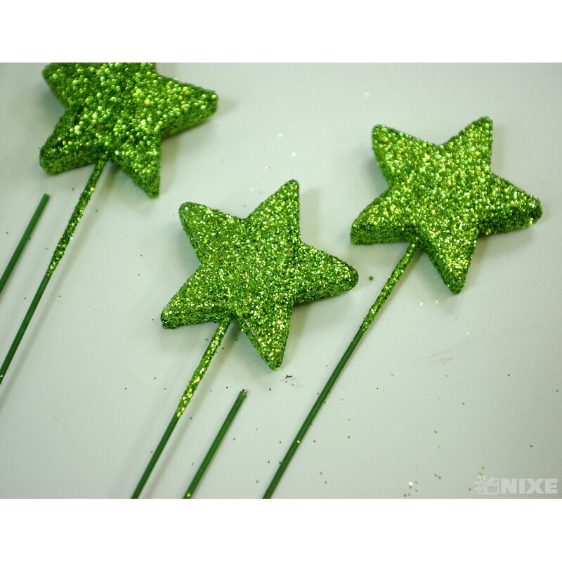ZÁPICH HVĚZDA 60ks 4x22cm*ZELENÁ