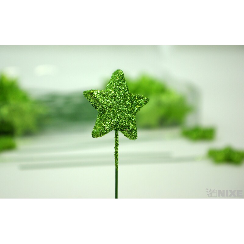 ZÁPICH HVĚZDA 60ks 4x22cm*ZELENÁ