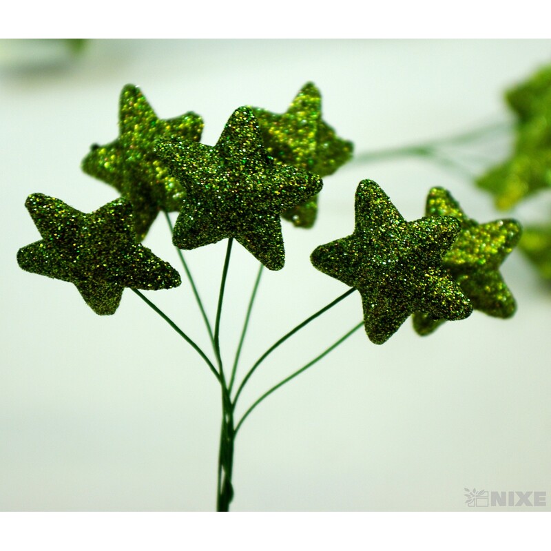 ZÁPICH HVĚZDA 24ks 3,5x18cm*ZELENÁ