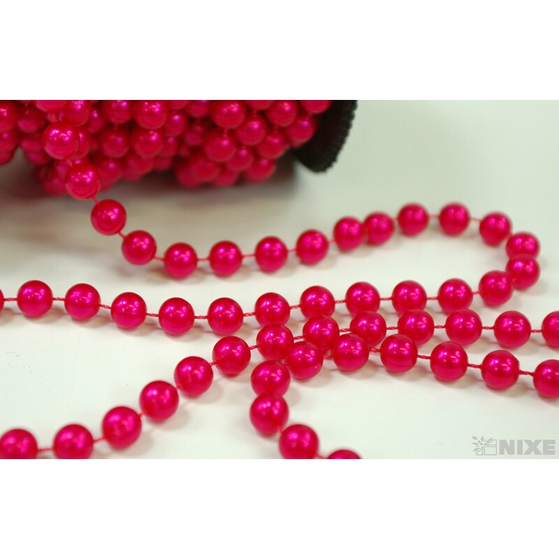 KORÁLKY ŘETĚZ 8mmx10m*VÍNOVÁ