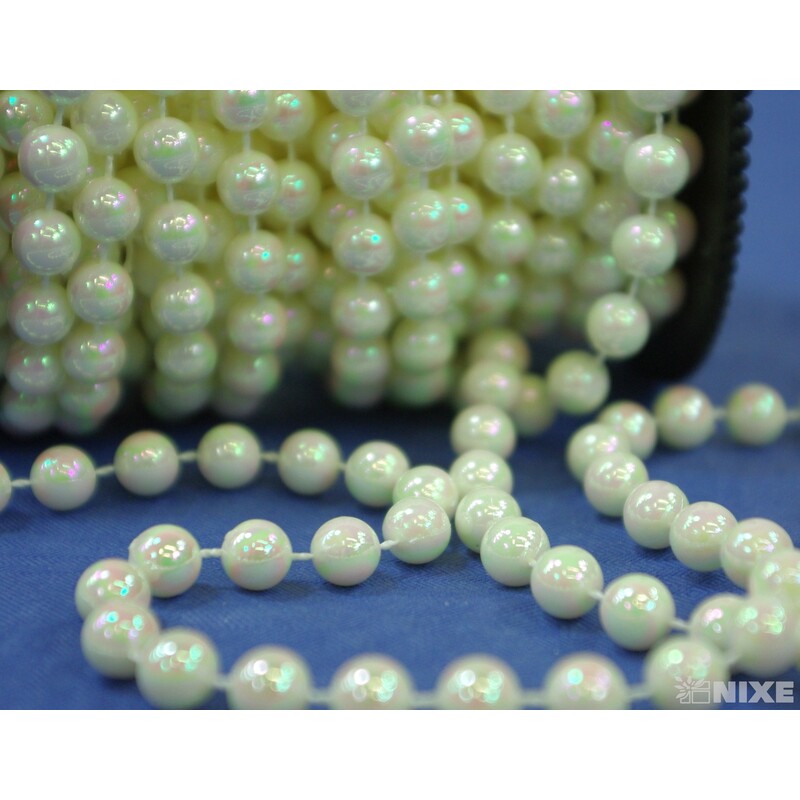 KORÁLKY ŘETĚZ 8mmx10m*PERLEŤ