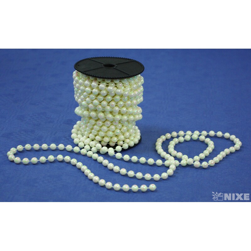 KORÁLKY ŘETĚZ 8mmx10m*PERLEŤ