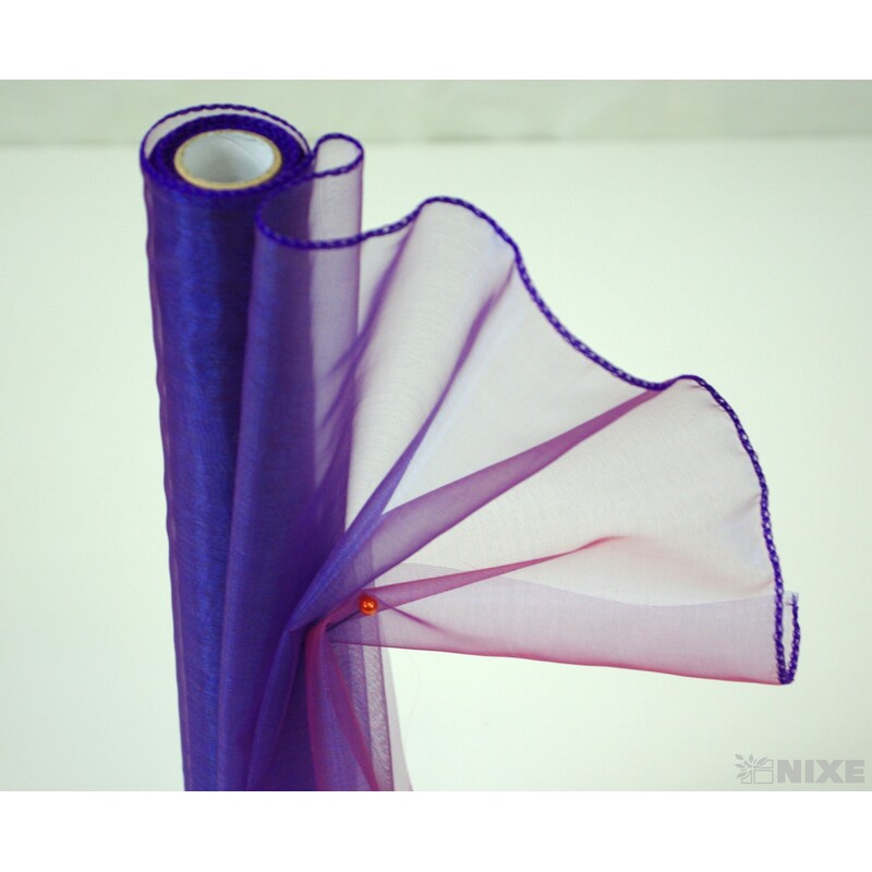 ORGANZA 36cmx10m*FIALOVÁ