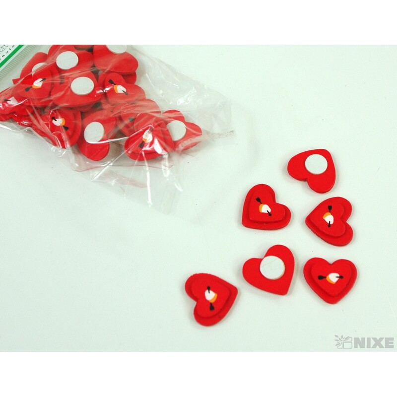 SRDCE NALEP. 24ks*ČERVENÁ