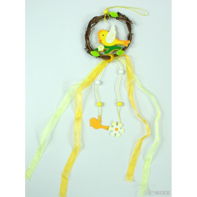 ZÁVĚS PTÁČEK 9x50cm*MIX BAREV