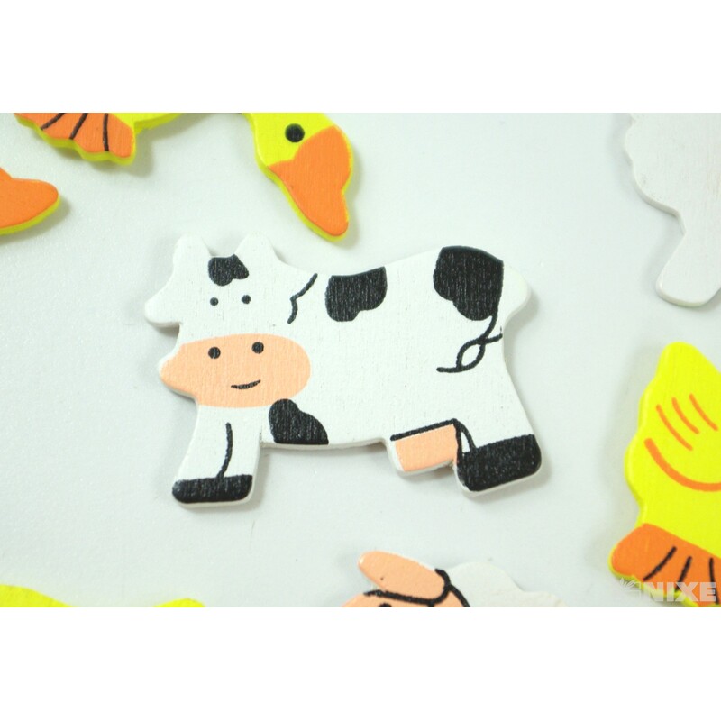 ZVÍŘÁTKA NALEP. MIX 12ks 3cm*