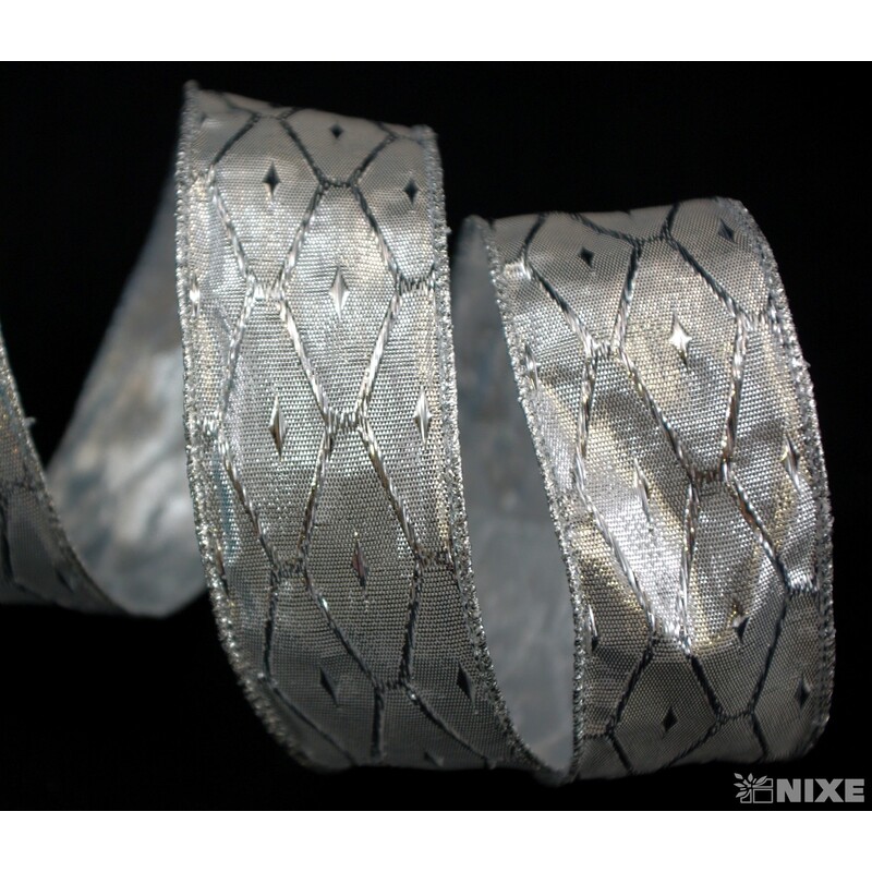 RENO 40mmx20yd*STŘÍBRNÁ S002 V+