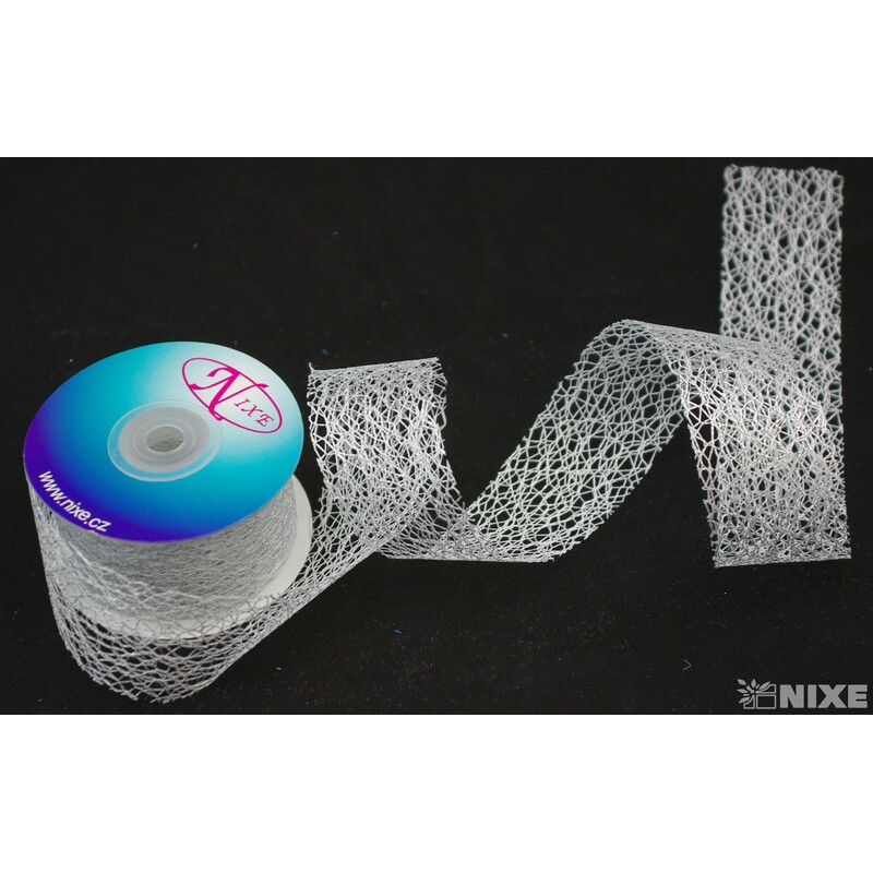 SALLY 40mmx10yd*STŘÍBRNÁ C002 V+