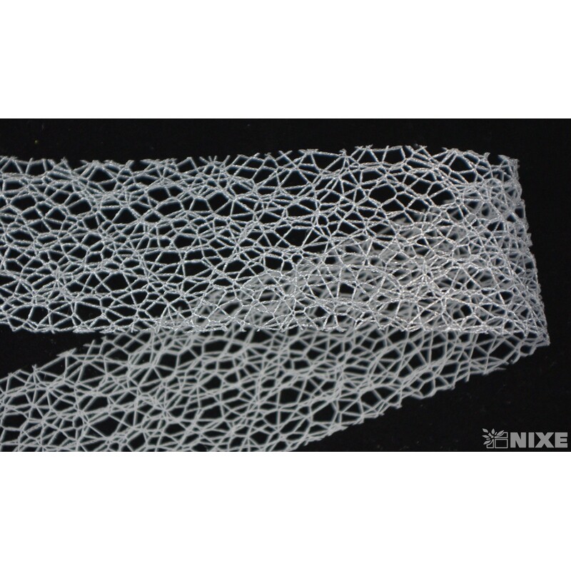 SALLY 40mmx10yd*STŘÍBRNÁ C002 V+