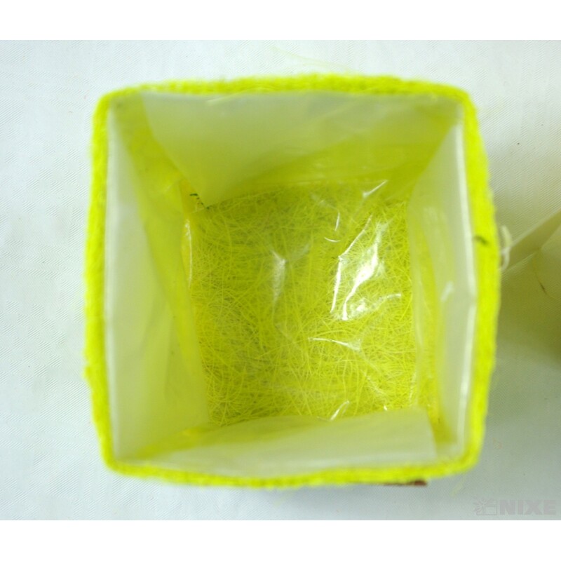 KVĚTNÍK DEKOR KOHOUTEK 11x11x10cm*MIX BAREV