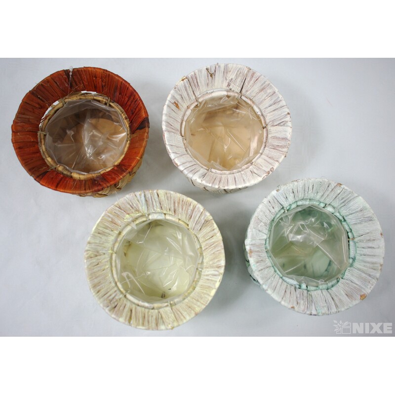 KVĚTNÍK ŠUSTÍ BAŇATÝ 10x10cm*MIX BAREV