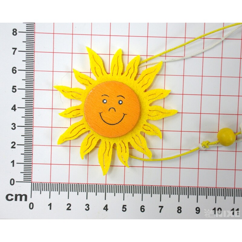 GIRLANDA SLUNÍČKO 7x180cm*MIX BAREV