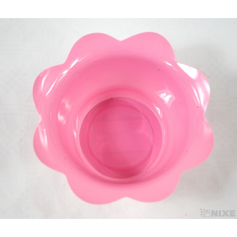 KVĚTNÍK PLAST 10x08*RŮŽOVÁ V+