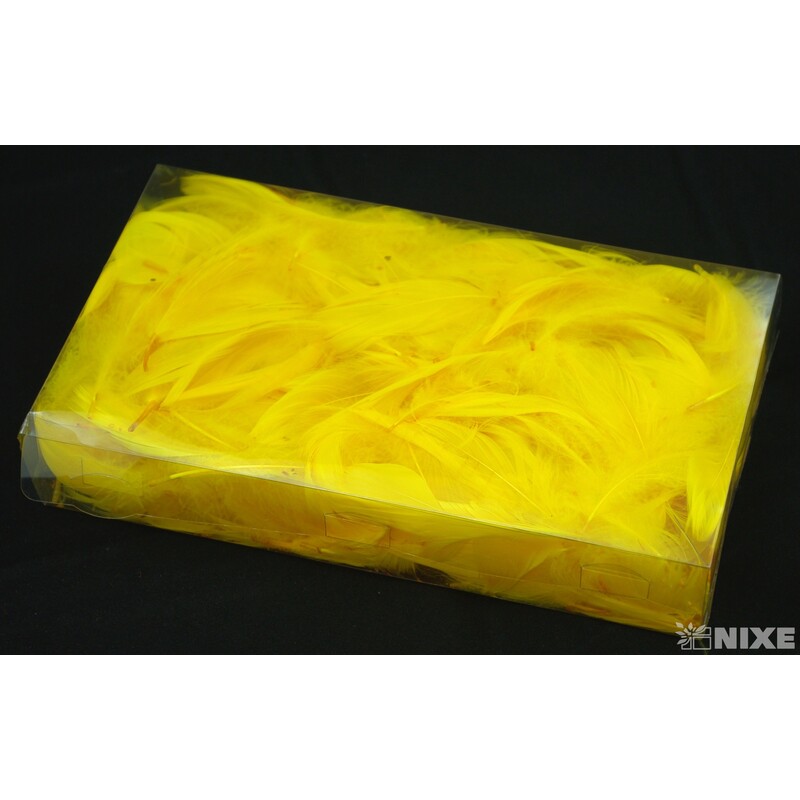 PEŘÍČKA BOX 15gr. cca 250ks*ŽLUTÁ C03