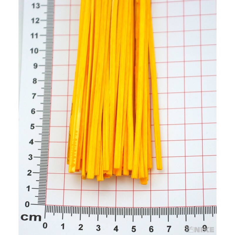 RATTAN ROVNÝ 3mmx1m*ŽLUTÁ TM.