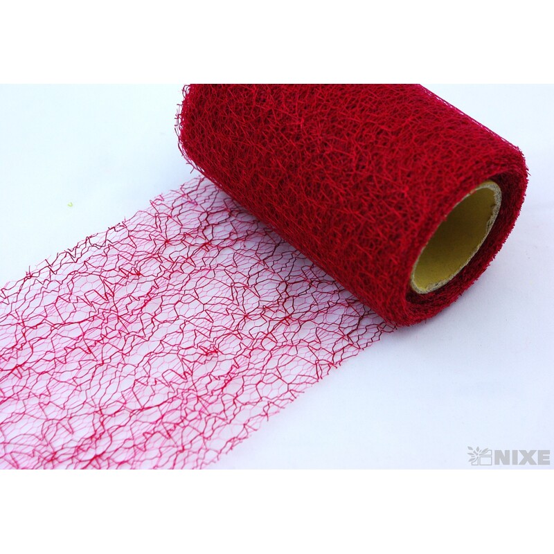 SPIDER ORGANZA 9,5cmx10yd*VÍNOVÁ 022