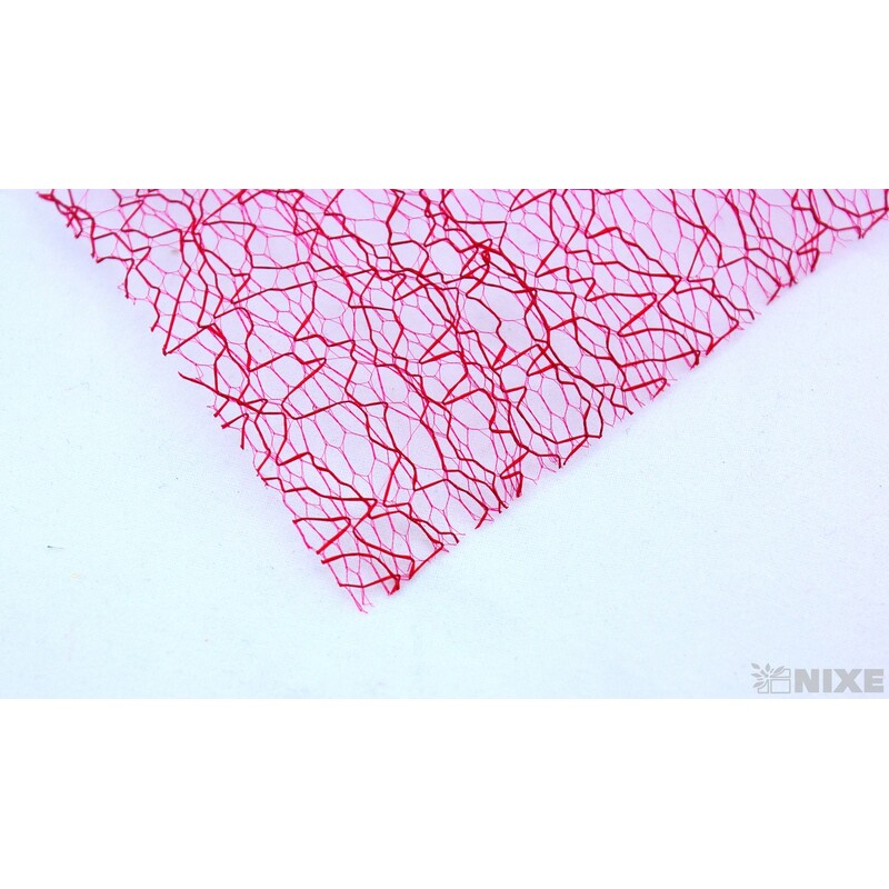 SPIDER ORGANZA 9,5cmx10yd*VÍNOVÁ 022