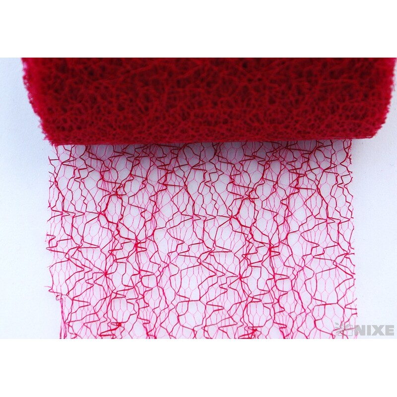 SPIDER ORGANZA 9,5cmx10yd*VÍNOVÁ 022