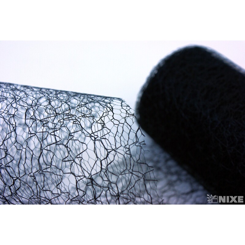 SPIDER ORGANZA 9,5cmx10yd*ČERNÁ 024