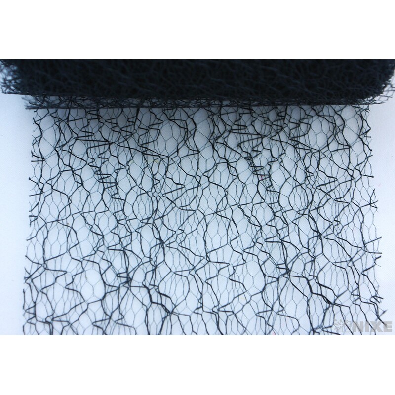 SPIDER ORGANZA 9,5cmx10yd*ČERNÁ 024