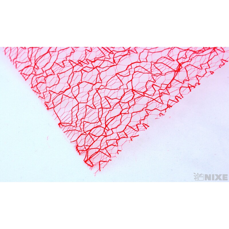 SPIDER ORGANZA 9,5cmx10yd*ČERVENÁ 002