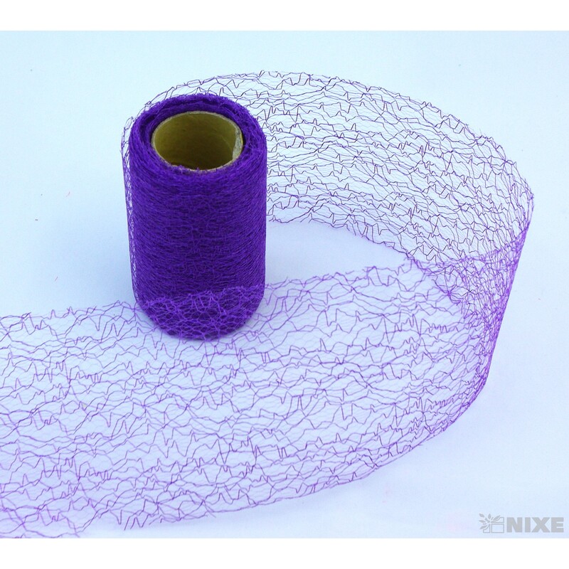 SPIDER ORGANZA 9,5cmx10yd*FIALOVÁ 047