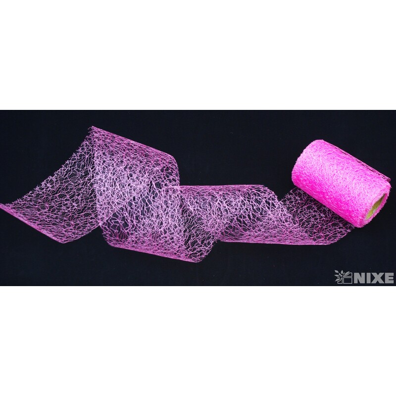 SPIDER ORGANZA 9,5cmx10yd*RŮŽOVÁ 029