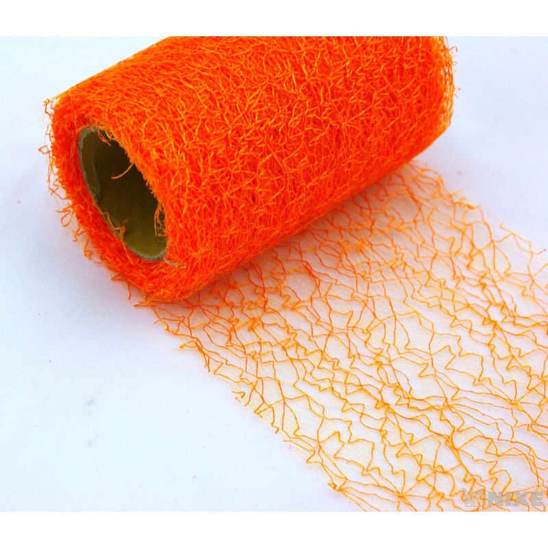 SPIDER ORGANZA 9,5cmx10yd*ORANŽOVÁ 010