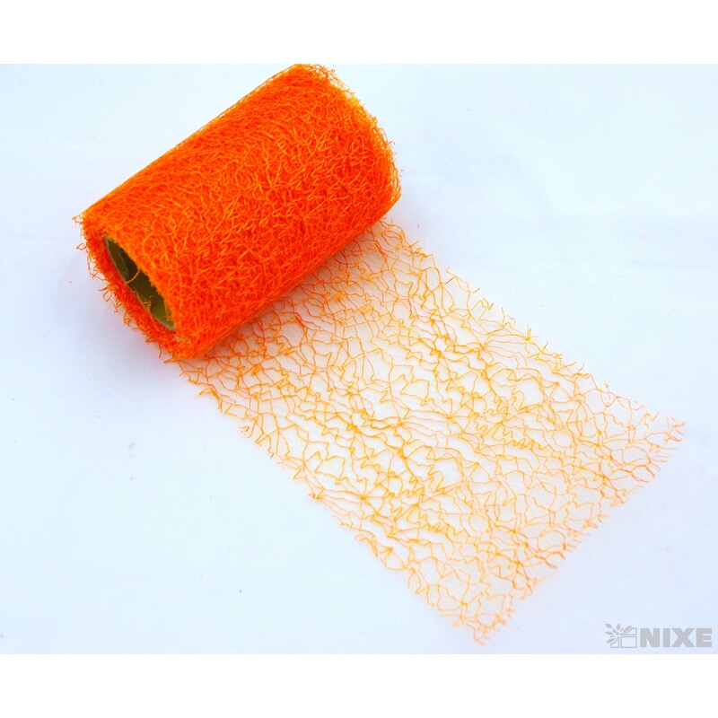 SPIDER ORGANZA 9,5cmx10yd*ORANŽOVÁ 010
