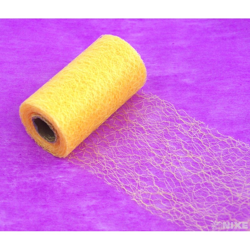 SPIDER ORGANZA 9,5cmx10yd*ŽLUTÁ 020