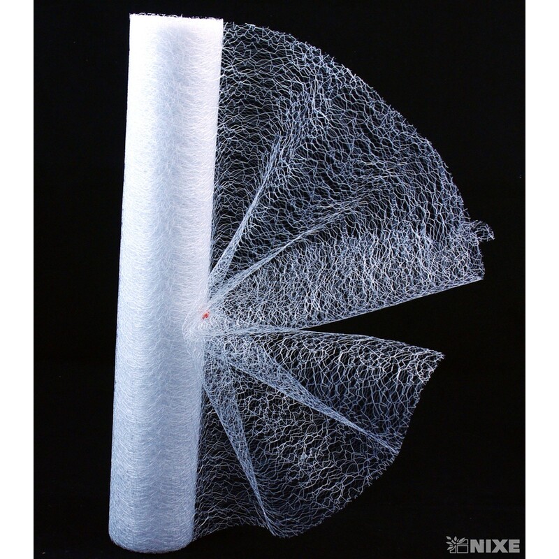 SPIDER ORGANZA 38cmx10yd*BÍLÁ 023