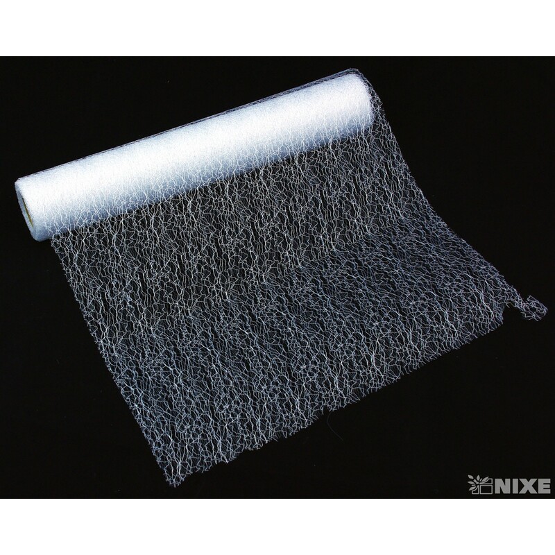 SPIDER ORGANZA 38cmx10yd*BÍLÁ 023