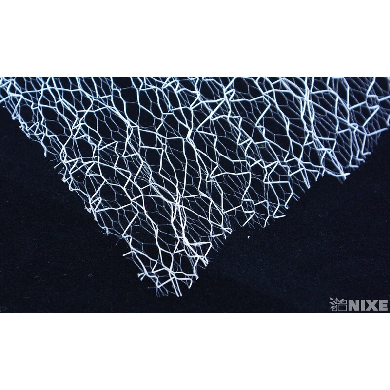 SPIDER ORGANZA 38cmx10yd*BÍLÁ 023