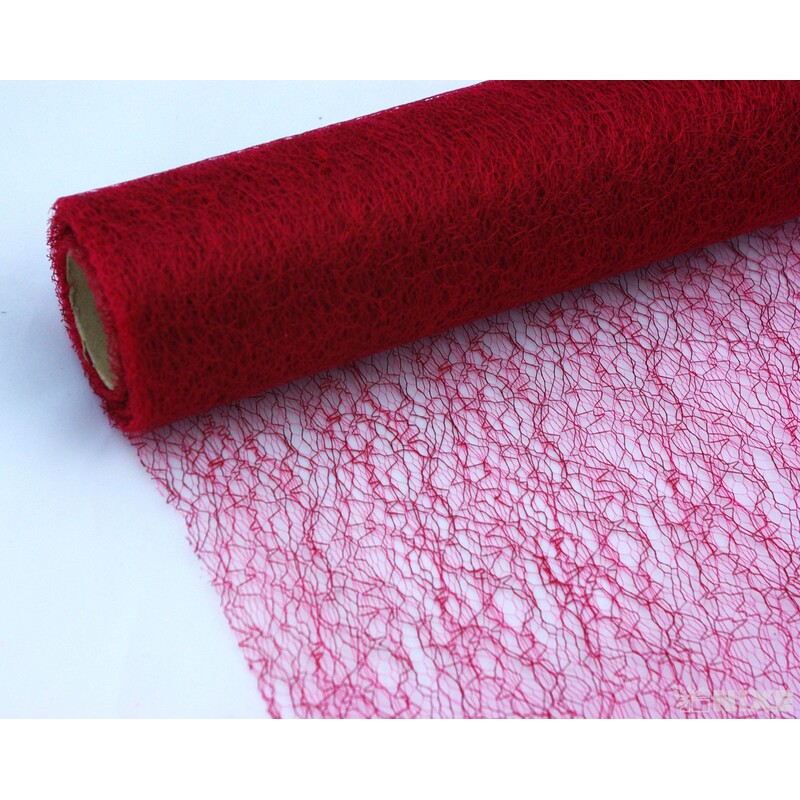 SPIDER ORGANZA 38cmx10yd*VÍNOVÁ 001