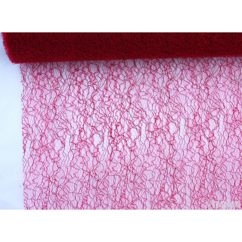 SPIDER ORGANZA 38cmx10yd*VÍNOVÁ 001