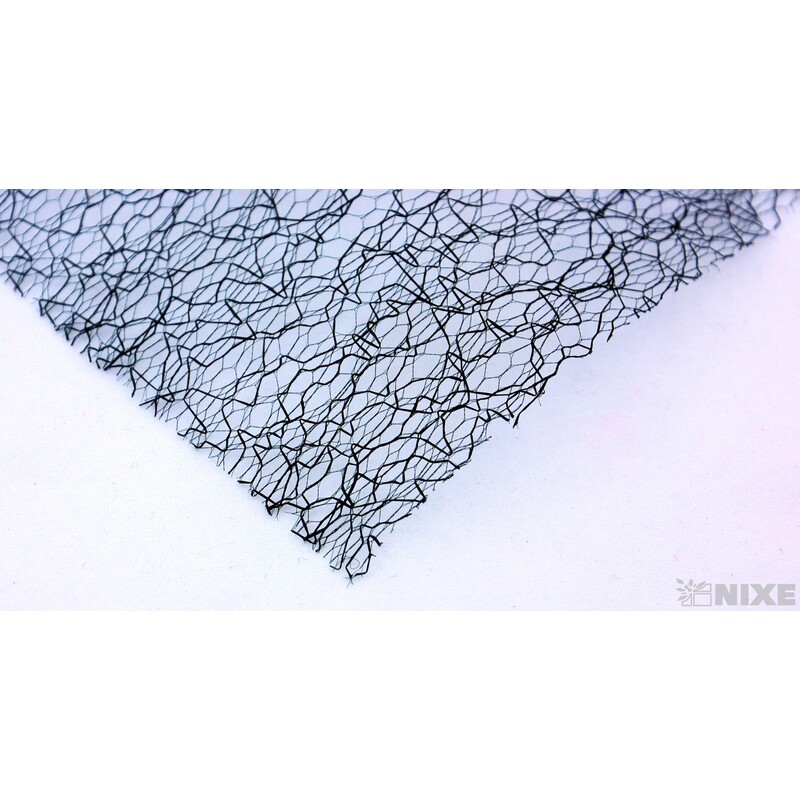 SPIDER ORGANZA 38cmx10yd*ČERNÁ 024