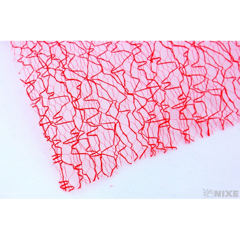 SPIDER ORGANZA 38cmx10yd*ČERVENÁ 002