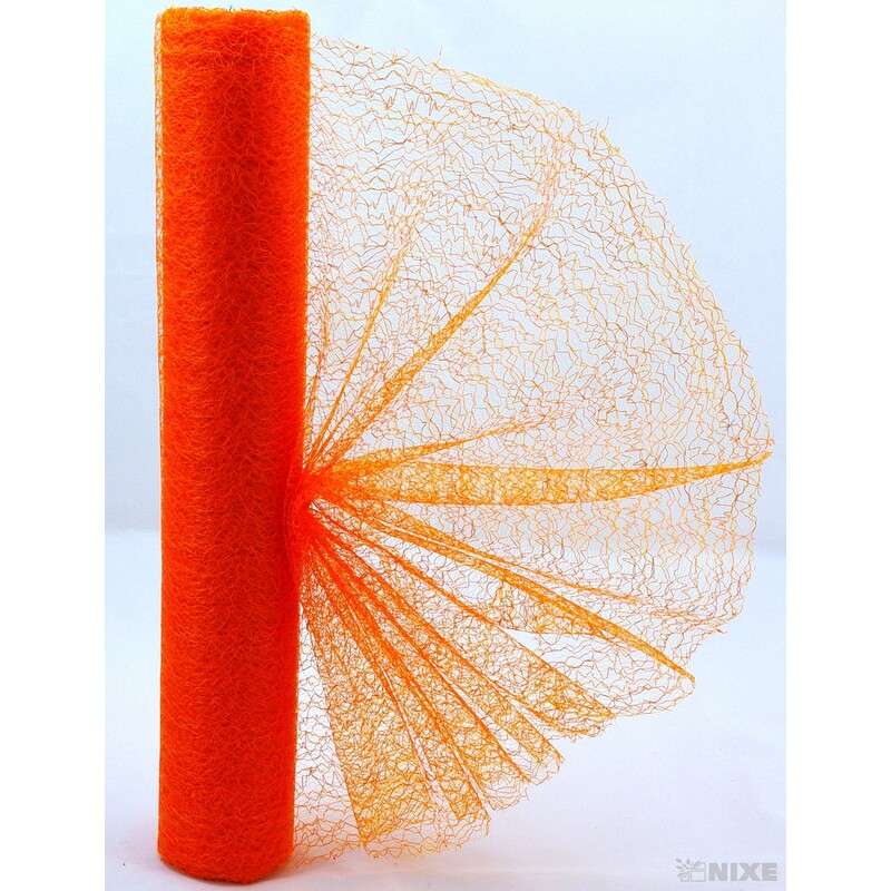 SPIDER ORGANZA 38cmx10yd*ORANŽOVÁ 010