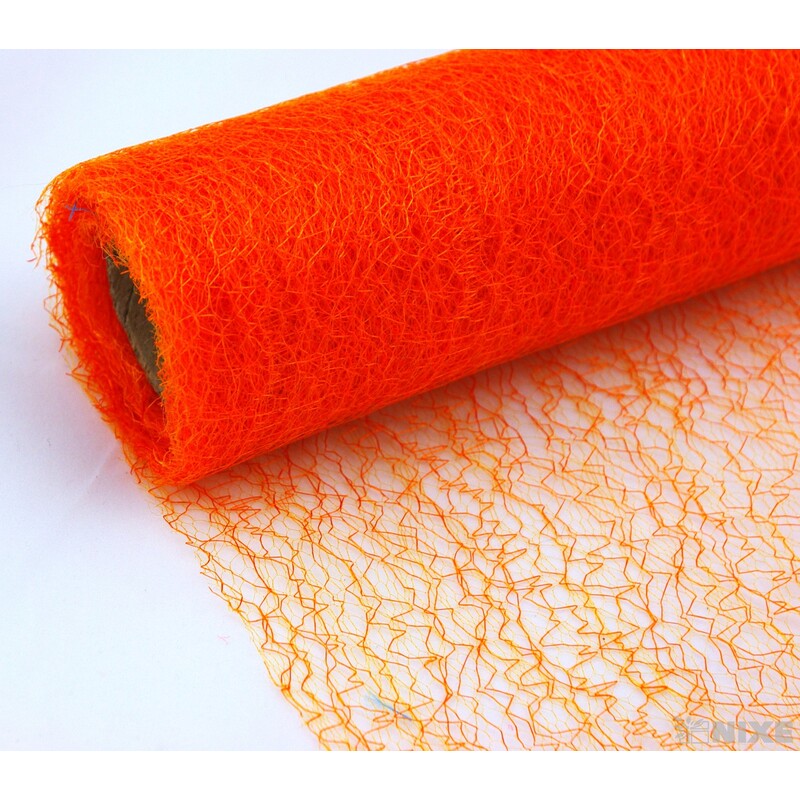 SPIDER ORGANZA 38cmx10yd*ORANŽOVÁ 010
