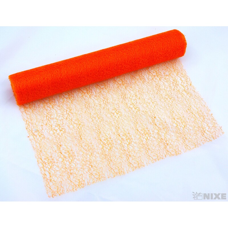 SPIDER ORGANZA 38cmx10yd*ORANŽOVÁ 010