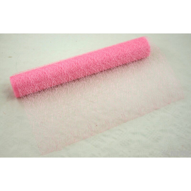 SPIDER ORGANZA 38cmx10yd*RŮŽOVÁ 029