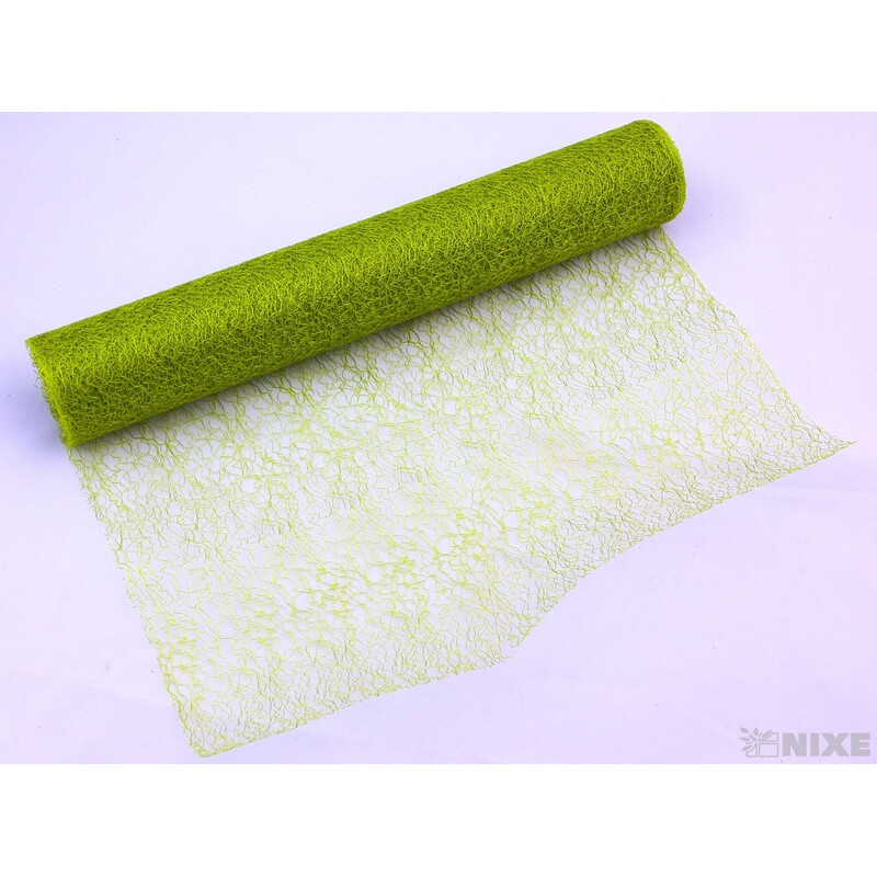 SPIDER ORGANZA 38cmx10yd*ZELENÁ 040