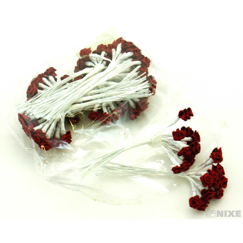 KYTIČKA SVAZEK 1x10cm 12ks 12sv*BORDOVÁ