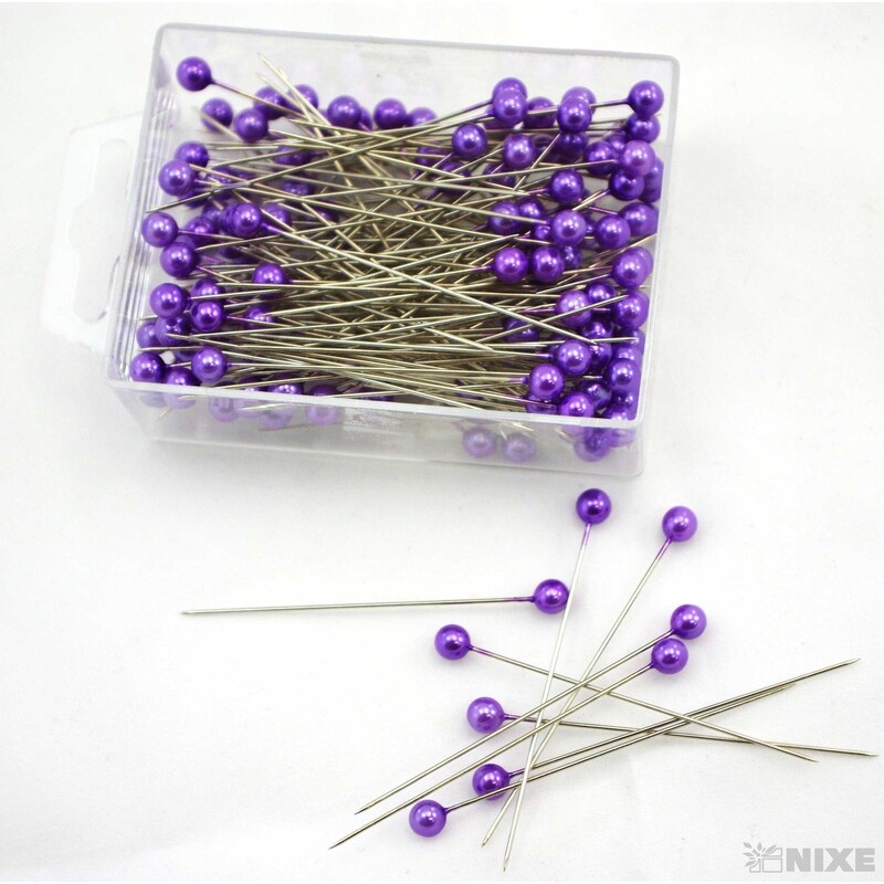 ŠPENDLÍK 6mmx4cm 144ks*FIALOVÁ V+