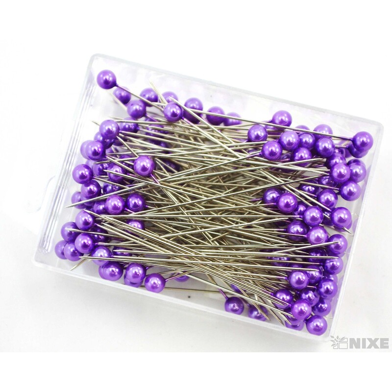 ŠPENDLÍK 6mmx4cm 144ks*FIALOVÁ V+